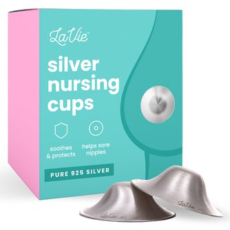 925 Sterling Silver Nursing Cups