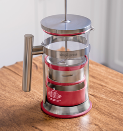 Simpli Press French Press - Red