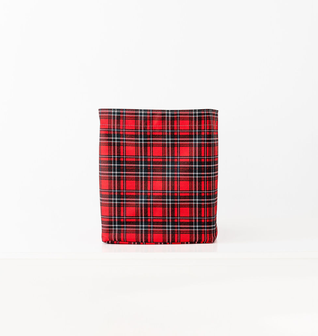 Large Limited-Edition Tartan Plaid So.CachePot Planter Cover