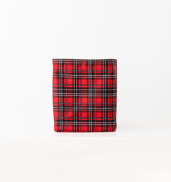 Large Limited-Edition Tartan Plaid So.CachePot Planter Cover