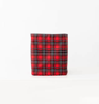 Large Limited-Edition Tartan Plaid So.CachePot Planter Cover