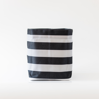 Medium Black & White Stripe So.CachePot Planter Cover