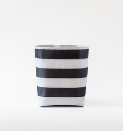 Small Black and White Stripe So.CachePot Planter Cover