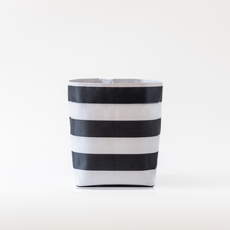 Small Black and White Stripe So.CachePot Planter Cover