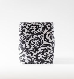 Medium Black & White Scroll So.CachePot Planter Cover