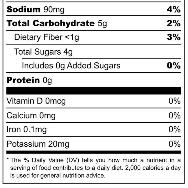 SpicedMangoDipandSpread-NutritionLabel_0ebee53b-e2f8-4c82-82a0-830db6c7b249_713x.webp