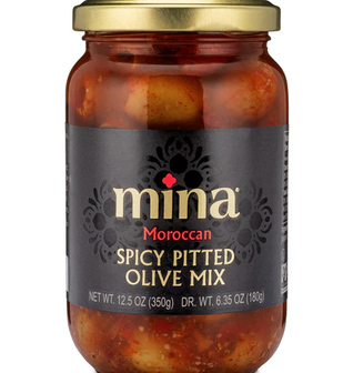 Spicy Pitted Olive Mix