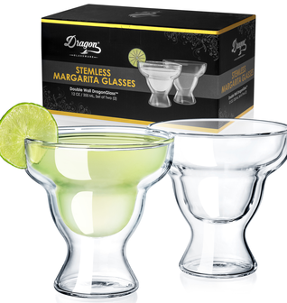 Stemless Margarita Glasses