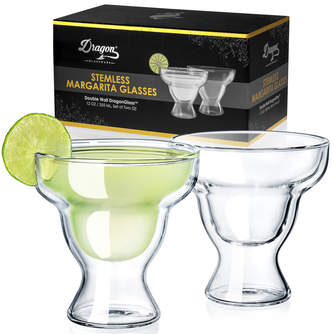 Stemless Margarita Glasses