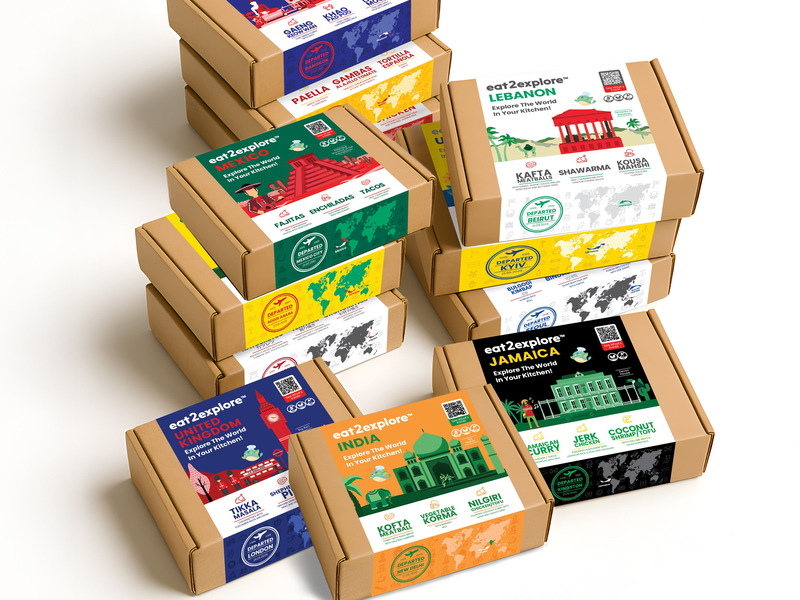 A One-of-a-Kind Global Culinary Adventure - No Passport Required!  eat2explore launches immersive All-Ages cooking kits with global recipes, expert-curated drink pairings, playlists, and more.