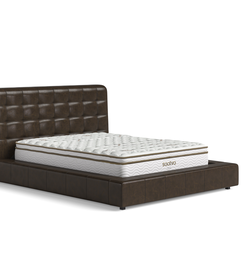 Saatva Adra Leather Bed Frame