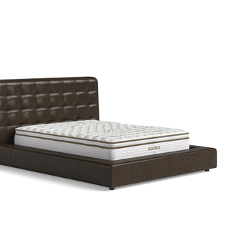 Saatva Adra Leather Bed Frame