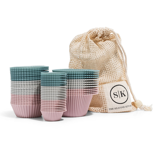 Gift Bundle | Silicone Baking Cups | Dusty Rose & Blue