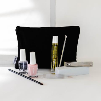 9-Piece Minimalist Luxe Nail Kit with Top / Base Coat + Color of Choice