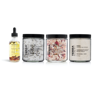 Terra Floral Deluxe Bath Set