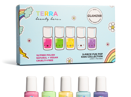 Terra Kids Clean Nail Set - FUN POP 5-PIECE