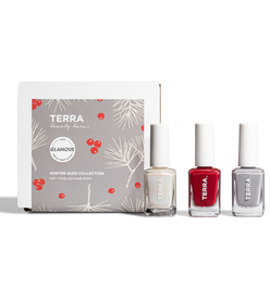 Terra Winter Hues Nail Kit 21/free Laquer