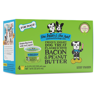 The Bear & The Rat Bacon & Peanut Butter Frozen Dog Treat