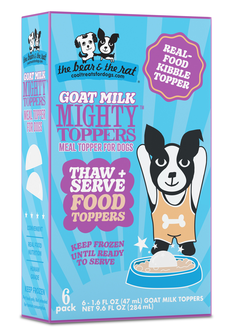 The Bear & The Rat Goat Milk Mighty Toppers