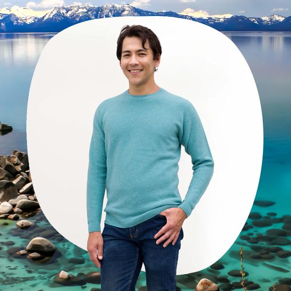 Oliver Charles Launches a Limited Edition Emerald Blue Khullu Sweater for Summer