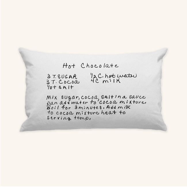 The Printed Gift Family Recipe Lumbar Pillow - White Canvas 2.png