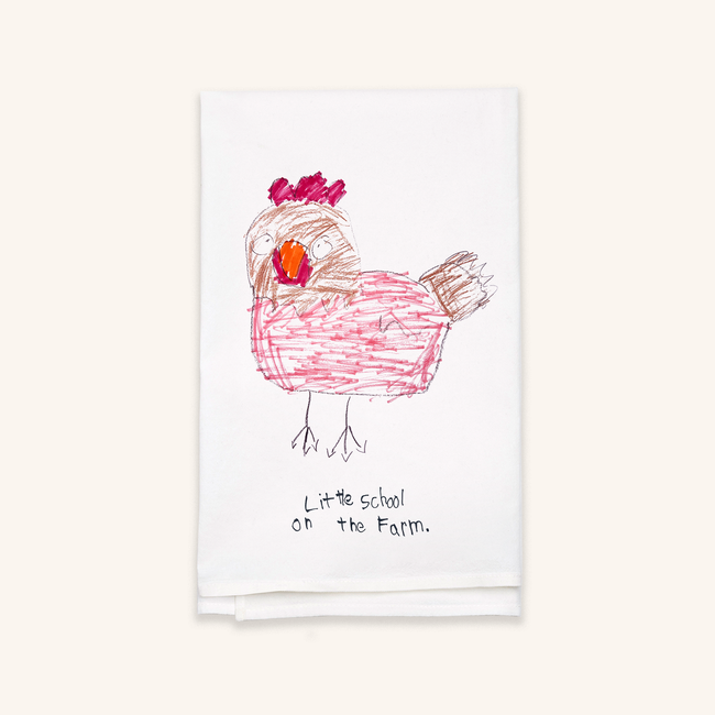 The Printed Gift Kids Artwork White Tea Towel.png