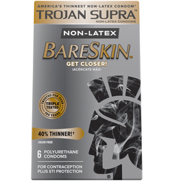 TROJAN™ BARESKIN™ SUPRA™ NON-LATEX CONDOMS