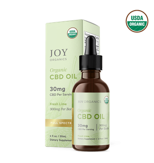 Fresh Lime: Organic Full Spectrum CBD Tincture with THC