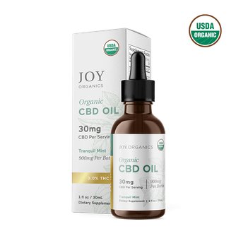 Organic Broad Spectrum CBD Tincture - Tranquil Mint