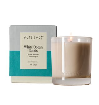 White Ocean Sands 10 oz. Signature Candle