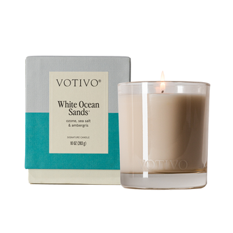 White Ocean Sands 10 oz. Signature Candle