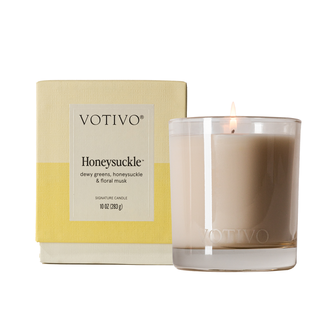 Honeysuckle 10 oz. Signature Candle - Smells like Summertime Nostalgia