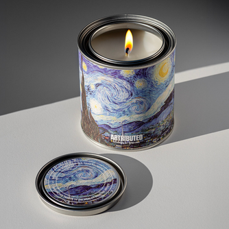 Artributed -Van Gogh Starry Night Candle