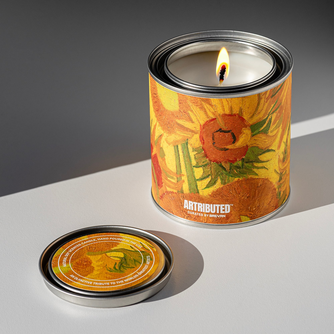 Artributed - Van Gogh Sunflowers Candle