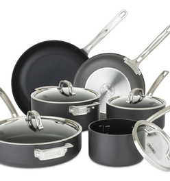 Viking 5-Ply 10-Piece Hard Anodized and Stainless Steel Cookware Set