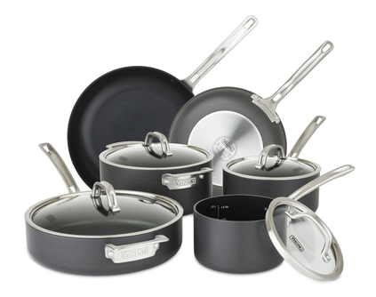 Viking 5-Ply 10-Piece Hard Anodized and Stainless Steel Cookware Set