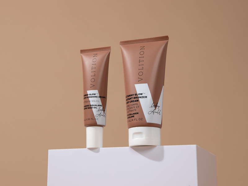 Volition Beauty launches Getaway Glow Instant Bronzer Sculpting Cream