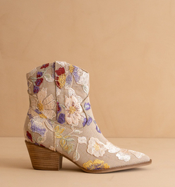 The Wanda | Floral Bootie