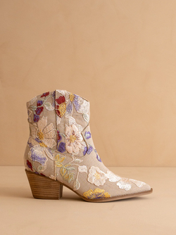 The Wanda | Floral Bootie