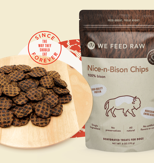 We Feed Raw Nice-n-Bison Chips