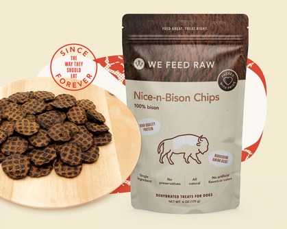 We Feed Raw Nice-n-Bison Chips