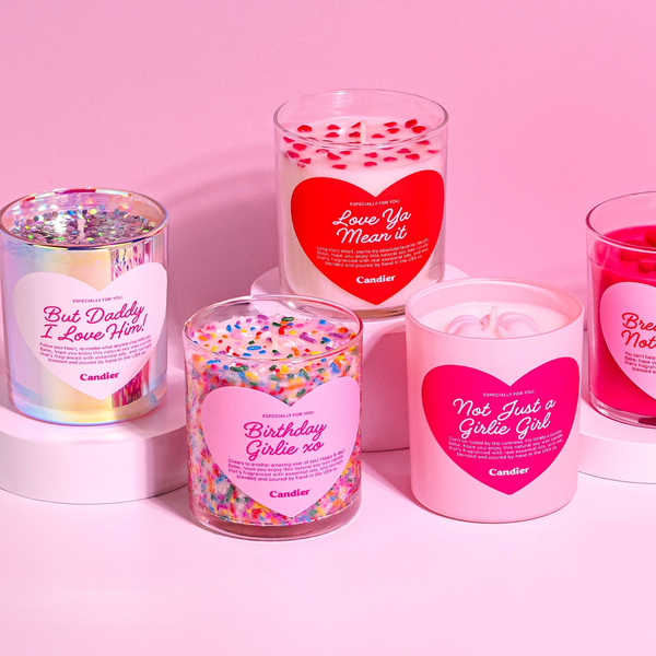 Candier Unveils New 2025 GIRL CRUSH Collection of Luxury Clean Ingredient Candles