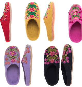 Secret Garden Slippers