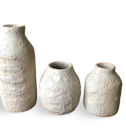 White Crater Vase Collection