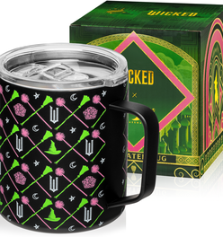Wicked Black Stainless Steel Camp Mug