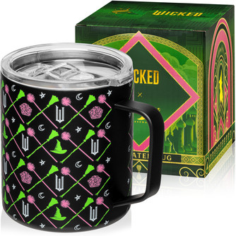 Wicked Black Stainless Steel Camp Mug