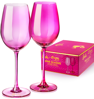 Barbie™ x Dragon Glassware® Wine Glasses