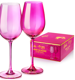 Barbie™ x Dragon Glassware® Wine Glasses