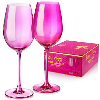 Barbie™ x Dragon Glassware® Wine Glasses