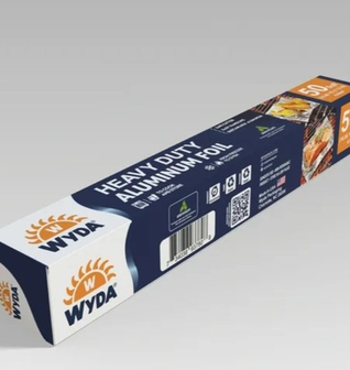 Wyda Heavy Duty Aluminum Foil, 50 sq ft